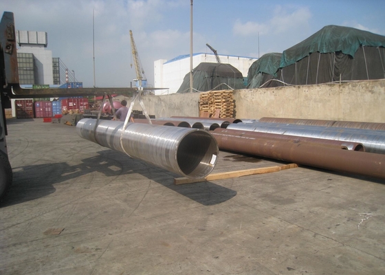 Hot Rolled Seamless Carbon Steel Pipe , Round Steel Tubing MTC Certificated